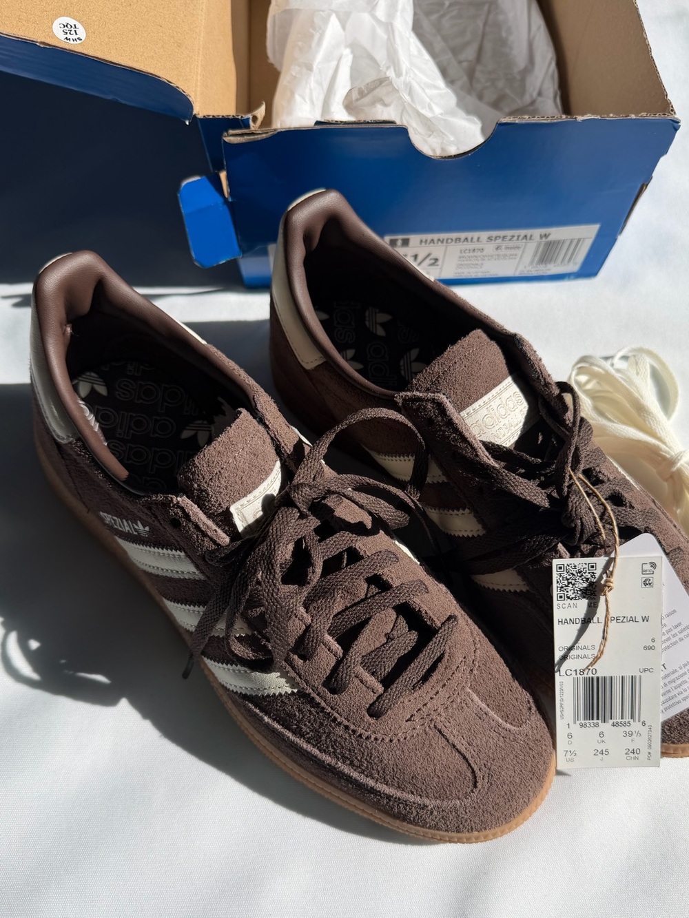 adidas Handball Spezial — Brown/White